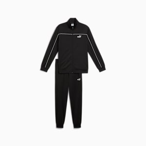 Men's Poly Piping Tracksuit, PUMA Black, extralarge-IND