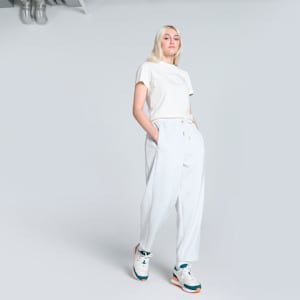 CLASSICS Women's Relaxed Fit Pants, Vapor Gray, extralarge-IND