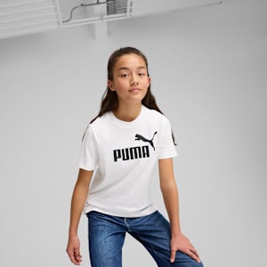 Shorts Essentials No. 1 Logo para adolescentes, PUMA White, extralarge