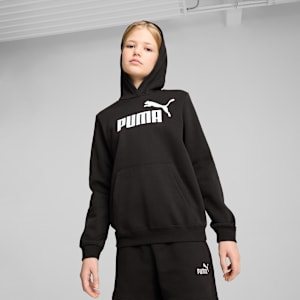 PUMA Essentials Big Kids' Fleece Hoodie, PUMA Black, extralarge