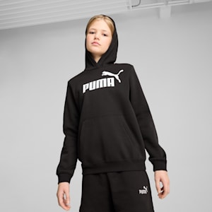 Sudadera con capucha para niños grandes logotipo Essentials No. 1, PUMA Black, extralarge