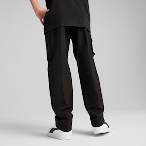 Logotipo Essentials n.º 1 pants cargo tejido para niño grande, PUMA Black, extralarge