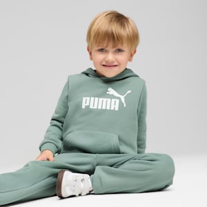Sudadera de lana Essentials con logotipo n.º 1 para niños pequeños, Green Moon, extralarge