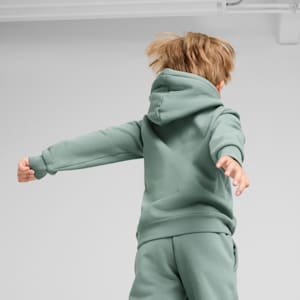 Sudadera de lana Essentials con logotipo n.º 1 para niños pequeños, Green Moon, extralarge