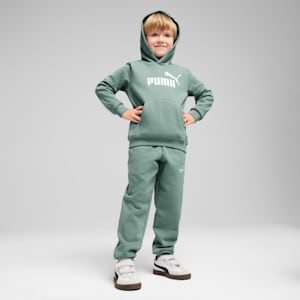 Sudadera de lana Essentials con logotipo n.º 1 para niños pequeños, Green Moon, extralarge