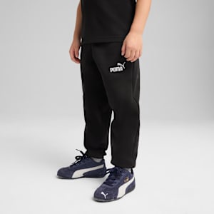 ESS No. 1 Logo Fleece Sweatpants Little Kids, PUMA Black, extralarge