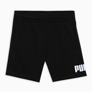 ESS No. 1 Logo Kid's Shorts, PUMA Black, extralarge-IND