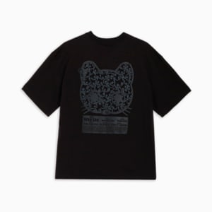 ユニセックス NEKO-san スーベニア オーバーサイズ 半袖 Tシャツ, PUMA Black, extralarge-JPN