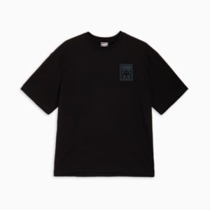 ユニセックス NEKO-san スーベニア オーバーサイズ 半袖 Tシャツ, PUMA Black, extralarge-JPN