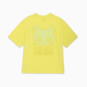ユニセックス NEKO-san スーベニア オーバーサイズ 半袖 Tシャツ, Lime Sheen, extralarge-JPN