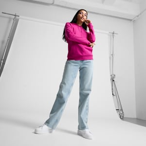 ESS Small Logo Women's Hoodie, Magenta Gleam, extralarge