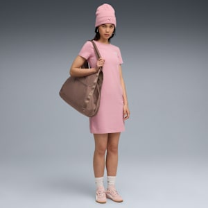 Essentials Small No. 1 Logo Women's Slim Dress, Poised Pink, extralarge