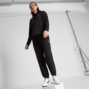 Essentials Women's Relaxed Hoodie, PUMA Black, extralarge