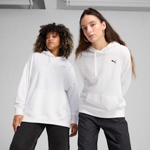 Essentials Women's Relaxed Hoodie, PUMA White, extralarge