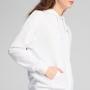 Essentials Women's Relaxed Hoodie, PUMA White, extralarge