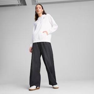 Essentials Women's Relaxed Hoodie, PUMA White, extralarge