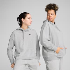 Sudadera holgada Essentials para mujer, Light Gray Heather, extralarge