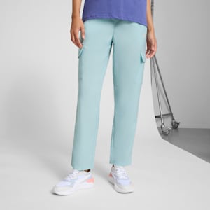 Essentials Small No. 1 Logo Women's Cargo Pants, Modern Mint, extralarge