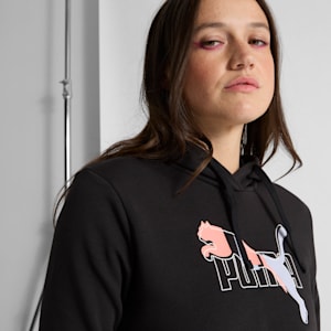 Essentials Logo Lab Women's Hoodie, PUMA Black, extralarge