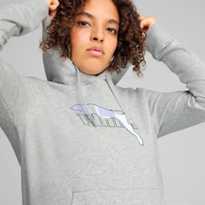 Essentials Logo Lab Women's Hoodie, Light Gray Heather, extralarge