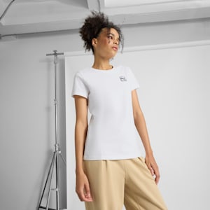 Playera Essentials Elevated para hombre, PUMA White, extralarge