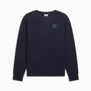 Essentials Elevated Women's Comfort Crew Sweatshirt, New Navy, extralarge