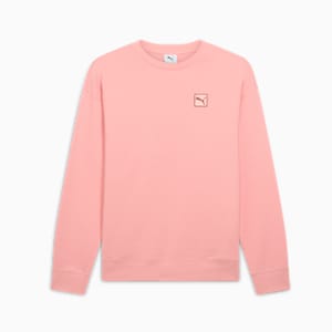 Essentials Elevated Women's Comfort Crew Sweatshirt, Pink Fruit, extralarge