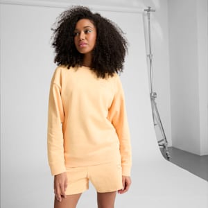 Sudadera Essentials ELEVATED Comfort para mujer, Almost Apricot, extralarge