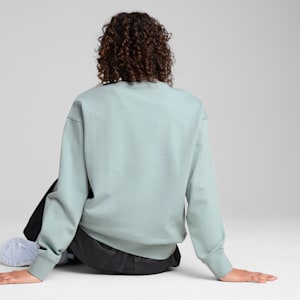 Essentials Elevated Women's Comfort Crew Sweatshirt, Modern Mint, extralarge