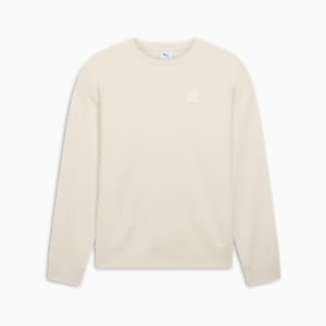 Essentials Elevated Women's Comfort Crew Sweatshirt, Alpine Snow, extralarge