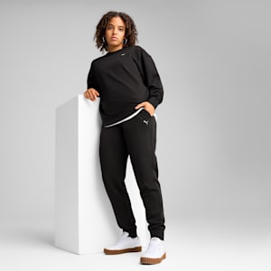 Essentials Elevated Women's Sweatpants, PUMA Black, extralarge