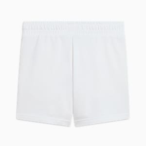 Shorts para mujer Essentials Elevated de tiro medio de 5 pulgadas, PUMA White, extralarge