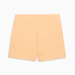 Shorts para mujer Essentials Elevated de tiro medio de 5 pulgadas, Almost Apricot, extralarge