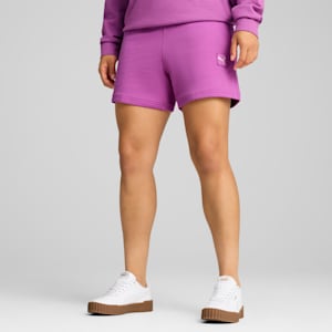 Shorts para mujer Essentials Elevated de tiro medio de 5 pulgadas, Wild Berry, extralarge