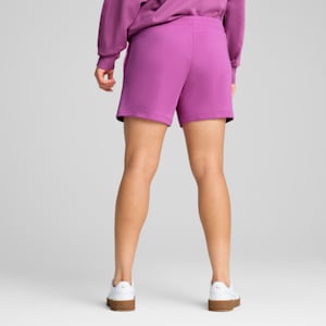 Shorts para mujer Essentials Elevated de tiro medio de 5 pulgadas, Wild Berry, extralarge