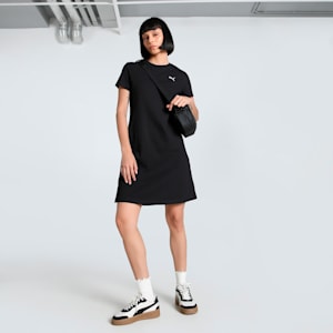 ELEVATED Women's Bodycon Rib Dress, PUMA Black, extralarge-IND