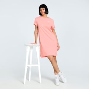 ELEVATED Women's Bodycon Rib Dress, Pink Fruit, extralarge-IND