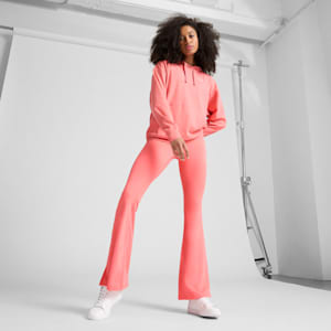 Sudadera Essentials ELEVATED Comfort Rib para mujer, Peach Frost, extralarge