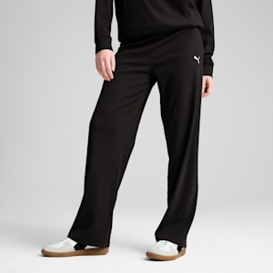 Pants tiro alto Essentials ELEVATED para mujer, PUMA Black, extralarge