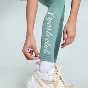 PUMA CLASS Women's High-Waist Leggings, Green Moon, extralarge-IND