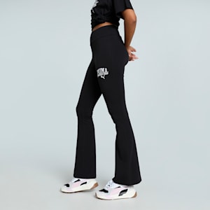 CLASS Women's High-Waist Flared Leggings, PUMA Black, extralarge-IND
