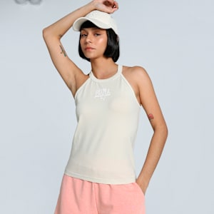 CLASS Women's Slim Fit Short Tank, Alpine Snow, extralarge-IND