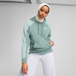 Chandail à capuchon confort PUMA SPORT Femme, Green Moon, extralarge