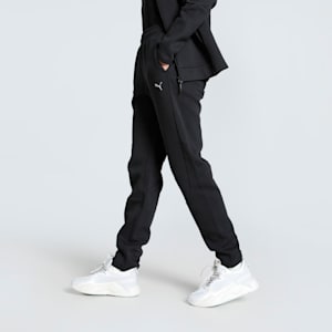 EVOSTRIPE Women's Sweat Pants, PUMA Black, extralarge-IND