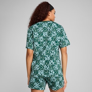 GRAPHIC Women's Relaxed Fit Tee, Green Moon, extralarge-IND