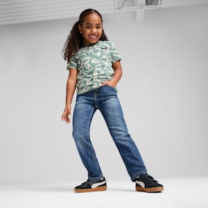 Sandy Adventures Kid's Tee, Green Moon, extralarge-IND