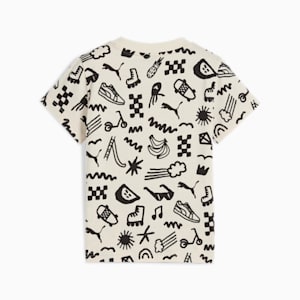 T-shirt imprimé intégral Sandy Adventures Enfant, Alpine Snow, extralarge