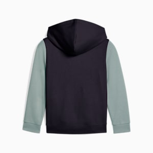 Chandail à capuchon à fermeture éclair complète Sandy Adventures Enfant, New Navy, extralarge