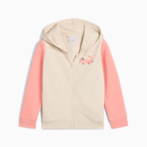 Sandy Adventures Little Kids' Full-Zip Hoodie, Alpine Snow, extralarge
