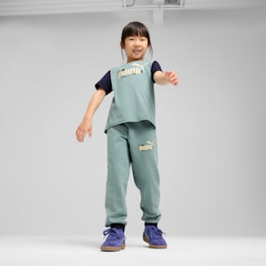 Sandy Adventures Little Kids' Sweatpants, Green Moon, extralarge